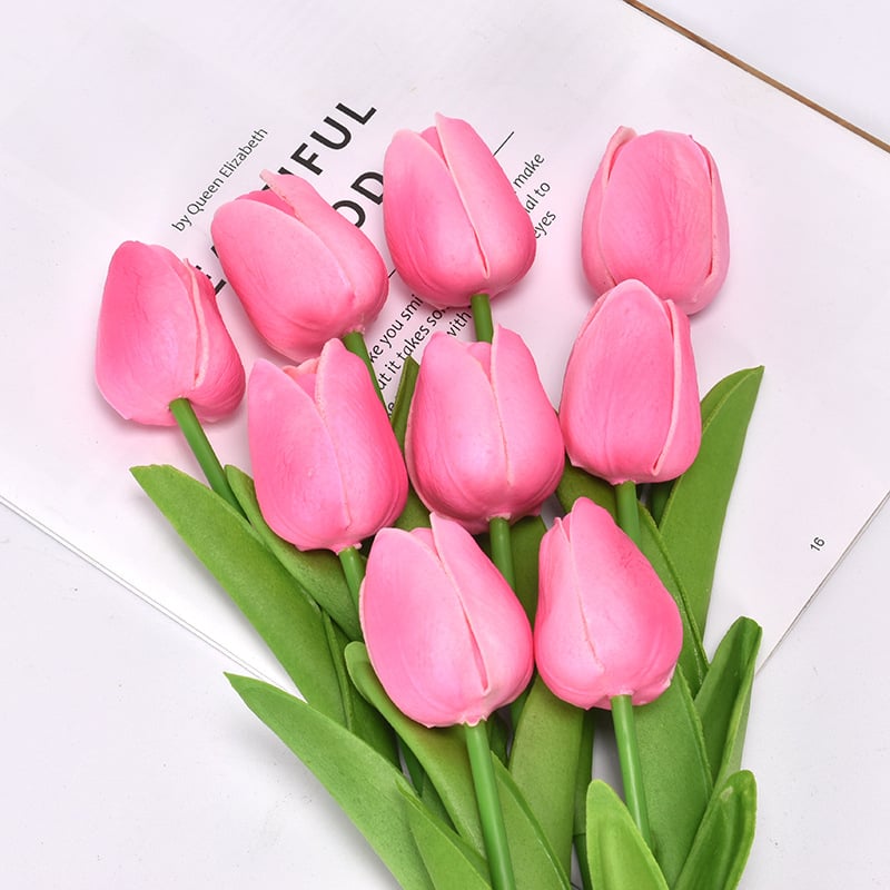 ✨This Week's Special Price $24.99💥UV Resistant Lifelike Artificial Tulips Flowers💐