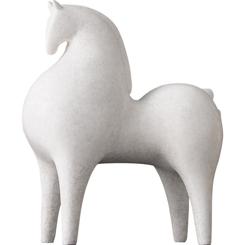 Modern Art White Horse