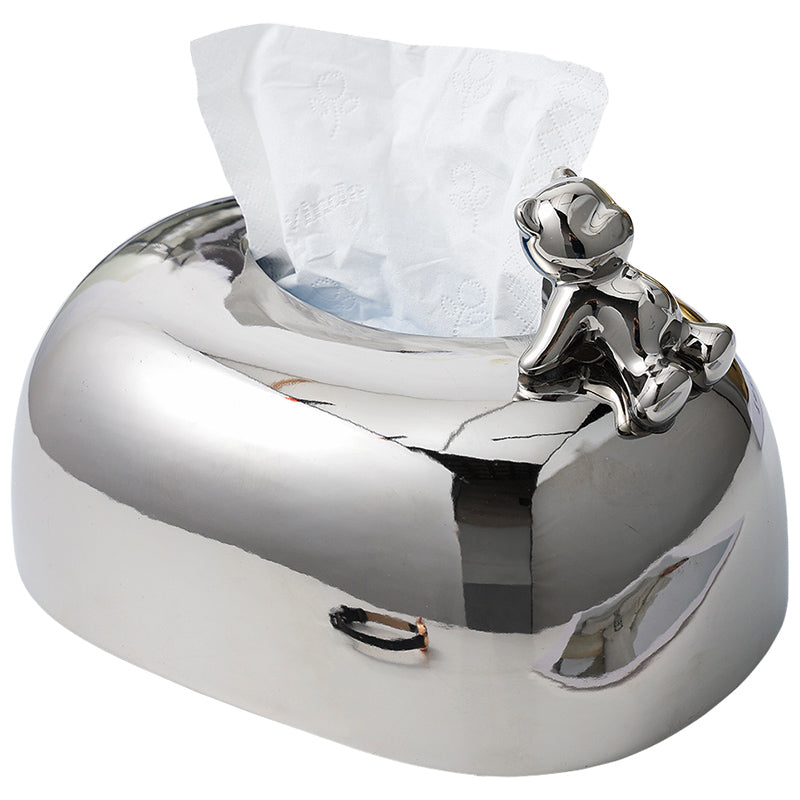 Modern Light-Luxury Bear Tissue Box