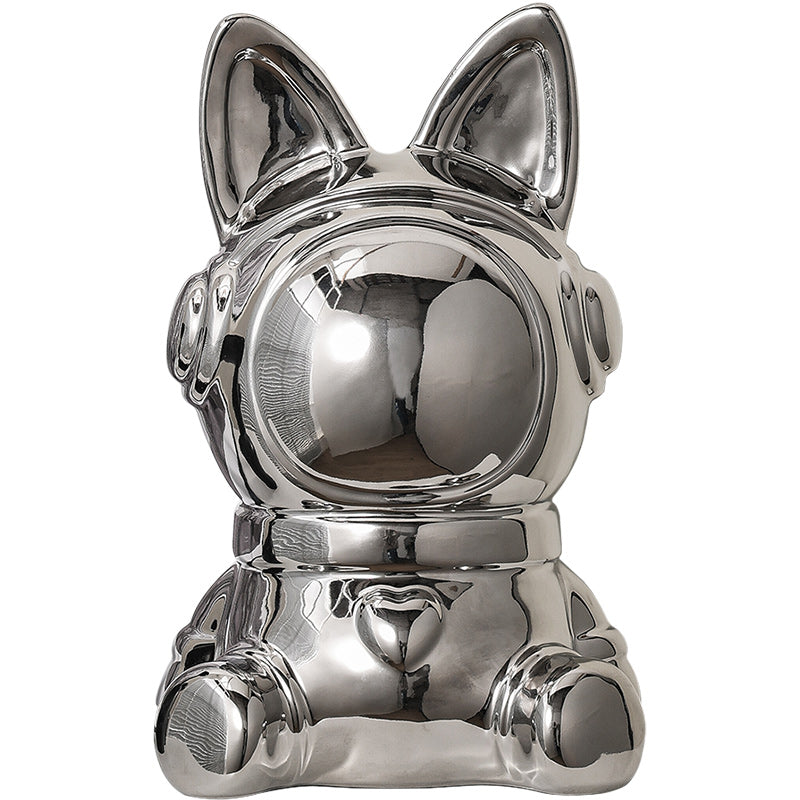 Space Rabbit Ceramic Tissue Box