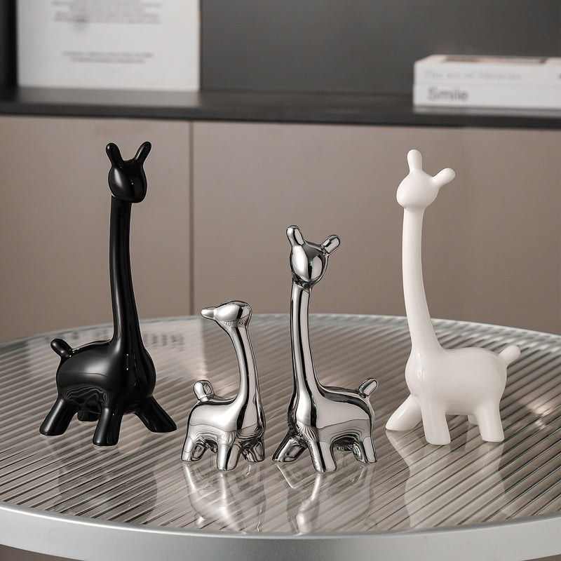 Ceramic Deer Family Figurines