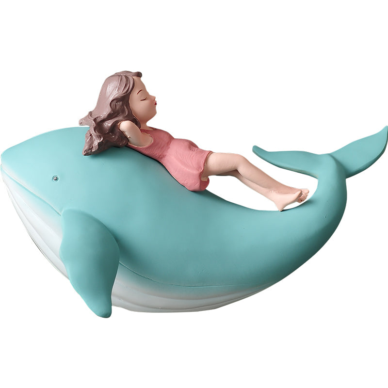 Elegant Whale Figurine