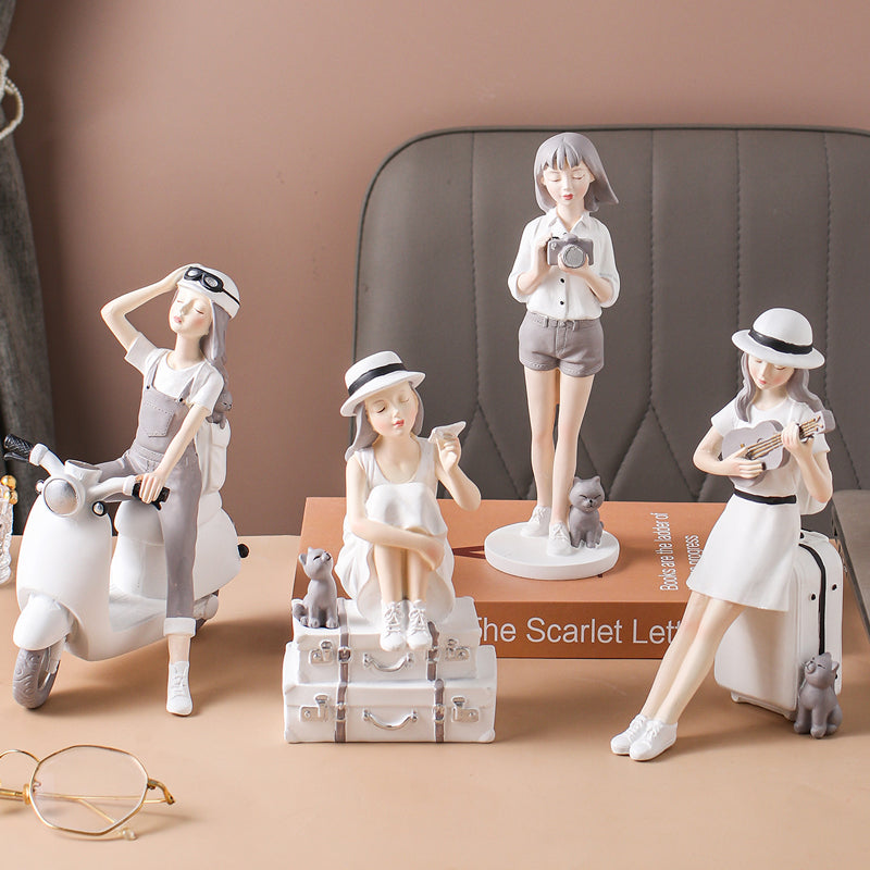 Elegant Girl Figurine