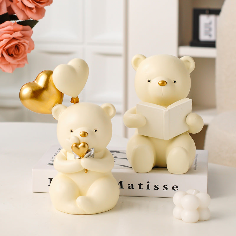 Couple Bear Bookends