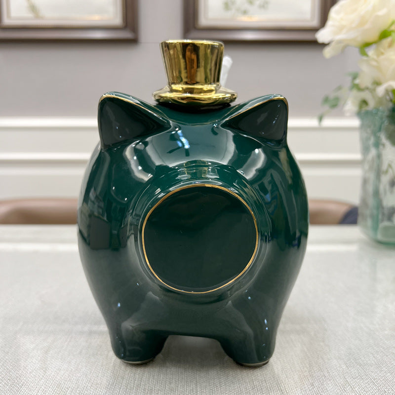 Modern Ceramic Pig Tissue Box