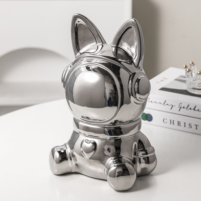 Space Rabbit Ceramic Tissue Box