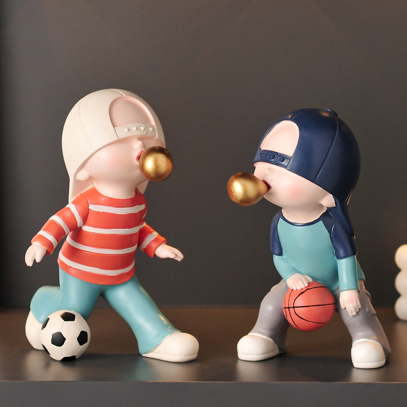 Sports Boy Figurine