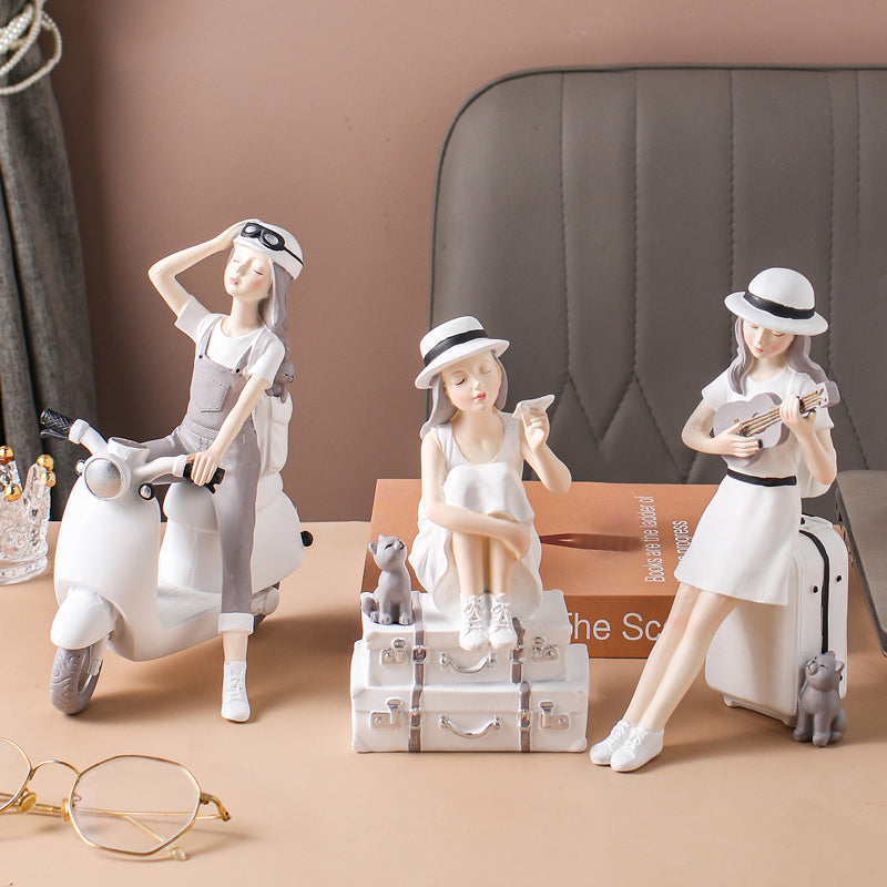 Elegant Girl Figurine