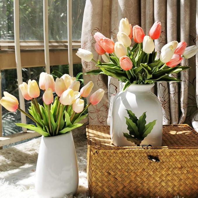 ✨This Week's Special Price $24.99💥UV Resistant Lifelike Artificial Tulips Flowers💐