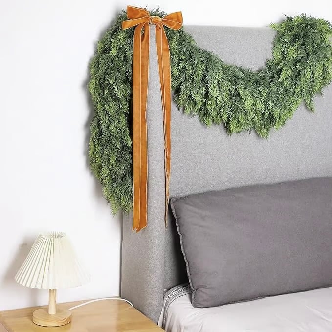 ⛄2025 Christmas Artificial Cypress Leaf Vine Wreath🎄