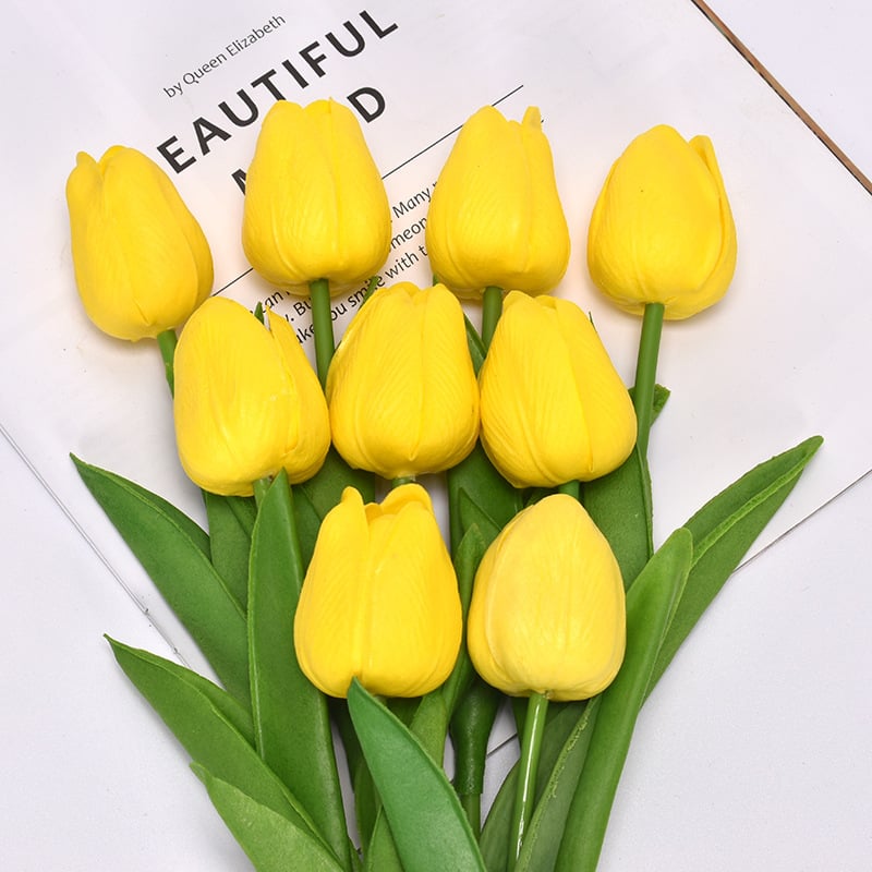✨This Week's Special Price $24.99💥UV Resistant Lifelike Artificial Tulips Flowers💐