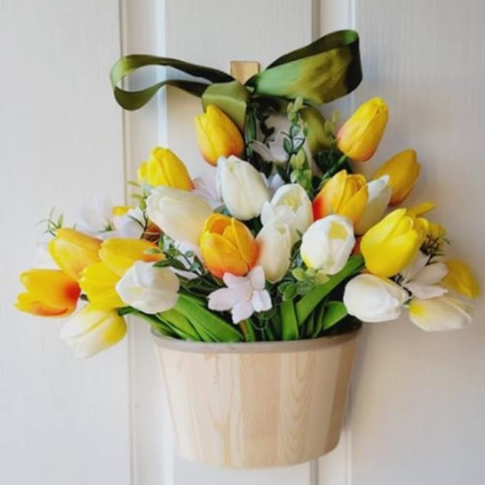 ✨This Week's Special Price $24.99💥UV Resistant Lifelike Artificial Tulips Flowers💐