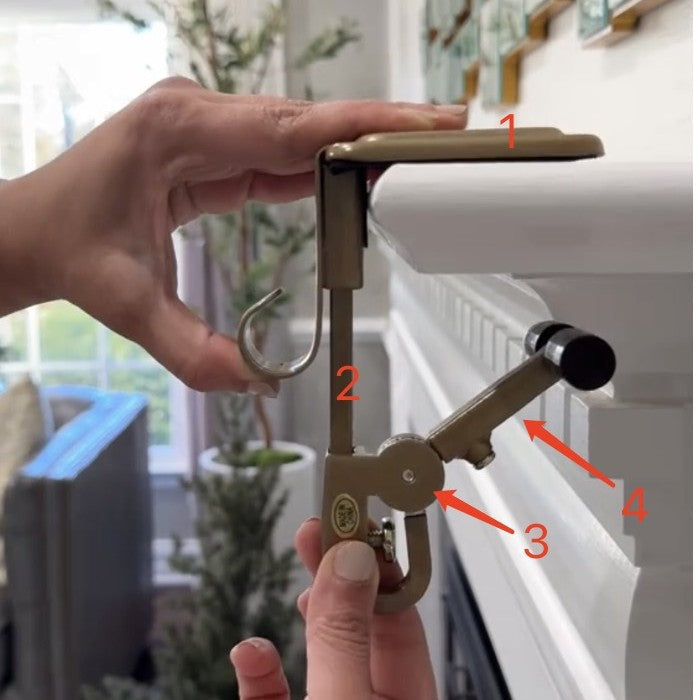 🎄Heavy Duty 2-In-1 Garland And Stocking Hangers