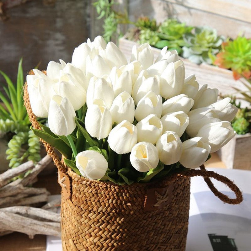 ✨This Week's Special Price $24.99💥UV Resistant Lifelike Artificial Tulips Flowers💐