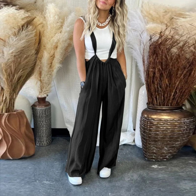 Stylish Suspender Jumpsuit