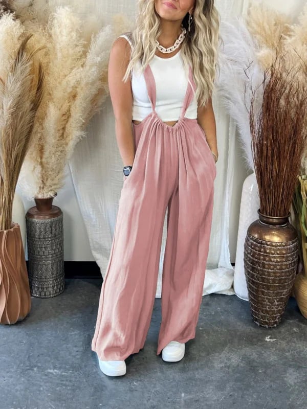 Stylish Suspender Jumpsuit