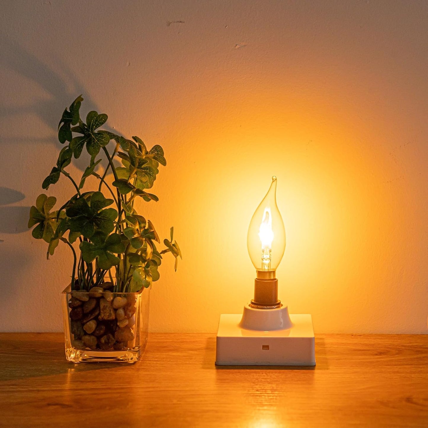 🔥E12 LED Flickering Flame Decoration Light Bulbs -Perfect Ambiance for Halloween Christmas