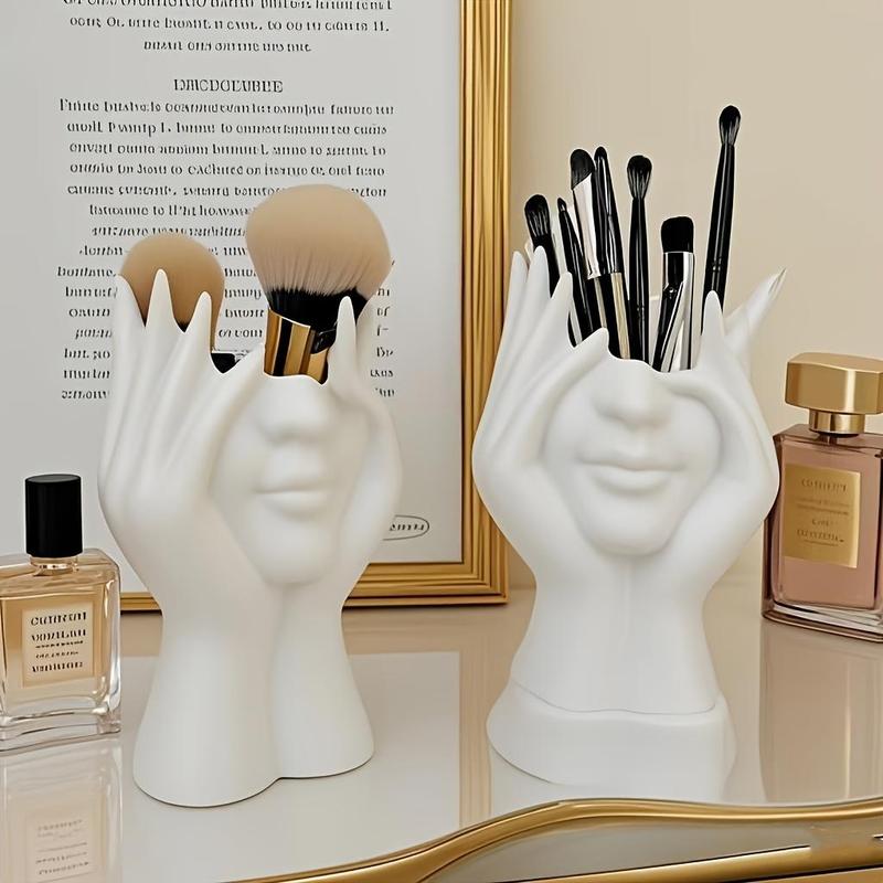 Creative hand-shaped makeup brush holder flower stand🎁