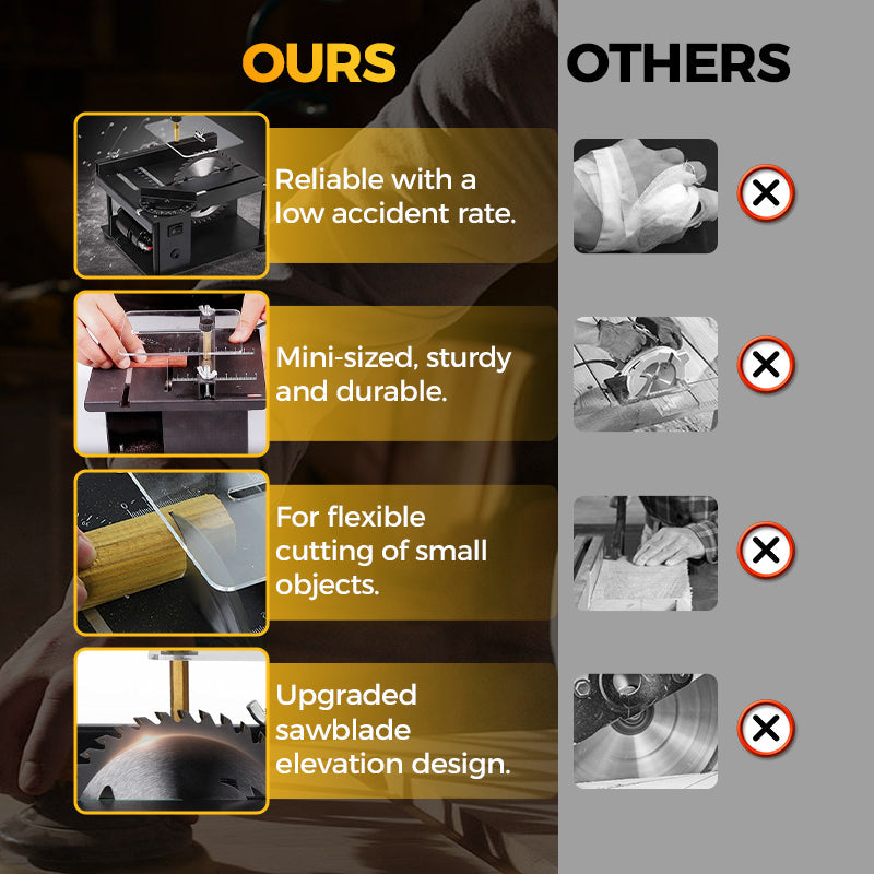 Multi-functional Mini Precision Table Saw