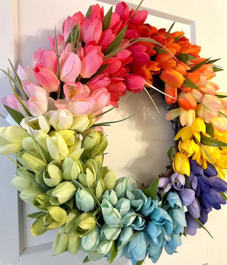 ✨This Week's Special Price $24.99💥UV Resistant Lifelike Artificial Tulips Flowers💐