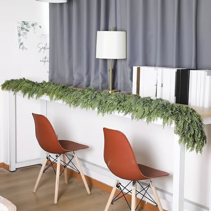⛄2025 Christmas Artificial Cypress Leaf Vine Wreath🎄