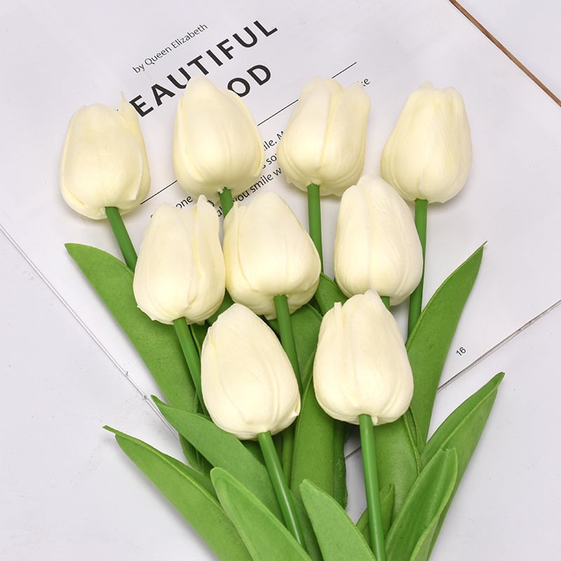 ✨This Week's Special Price $24.99💥UV Resistant Lifelike Artificial Tulips Flowers💐