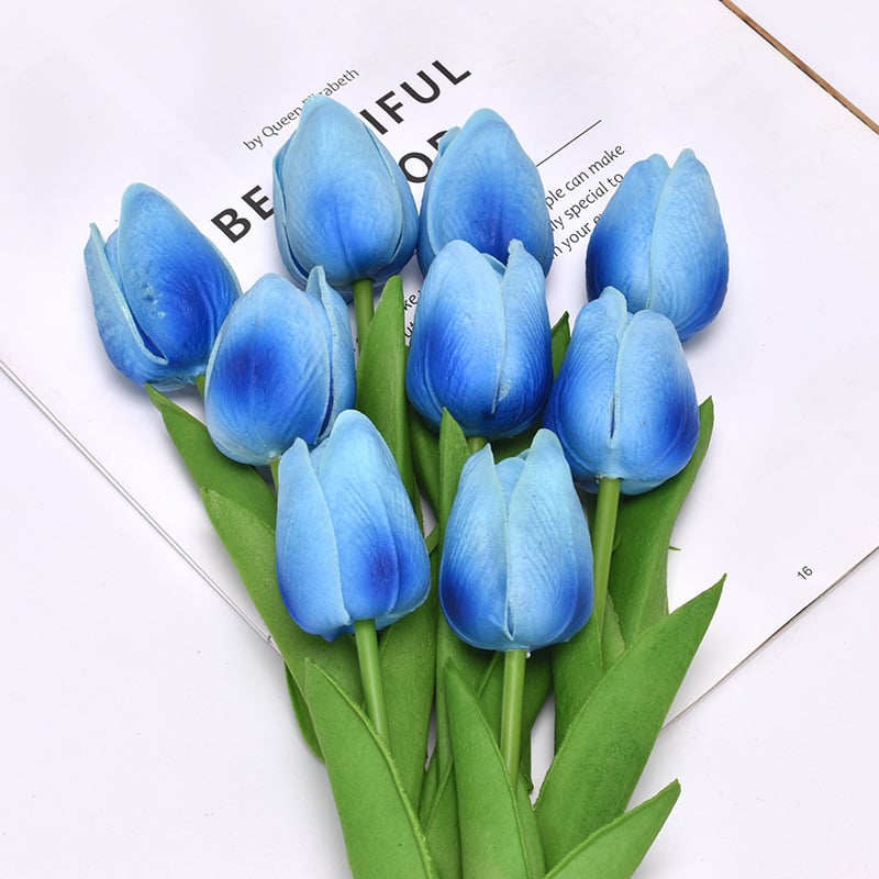 ✨This Week's Special Price $24.99💥UV Resistant Lifelike Artificial Tulips Flowers💐