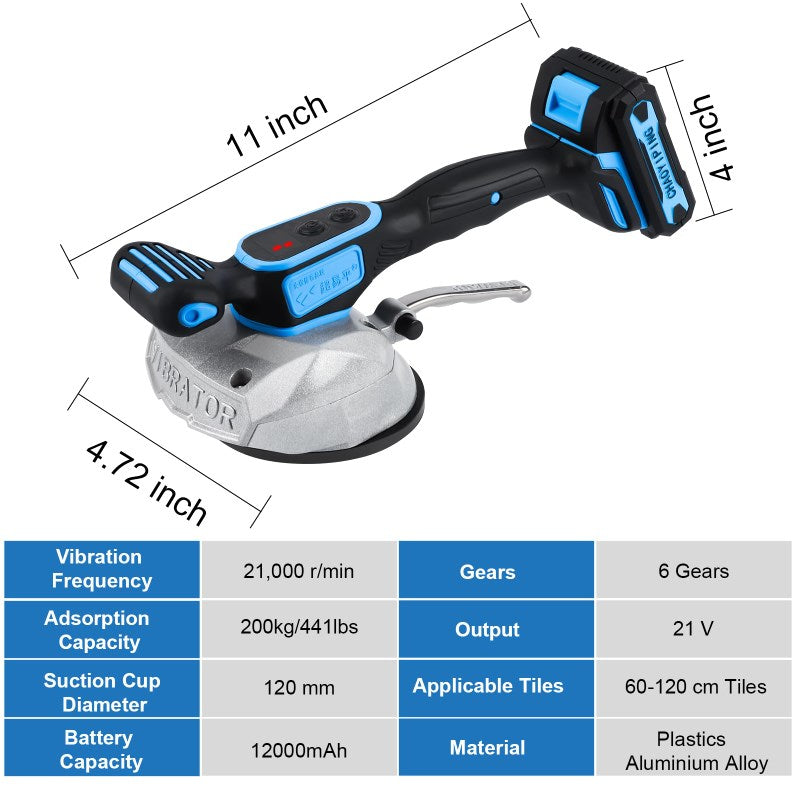 Electric tile laying machine