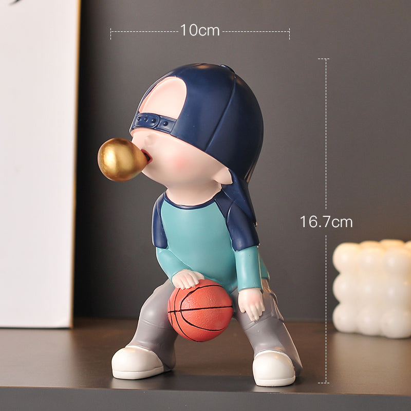 Sports Boy Figurine