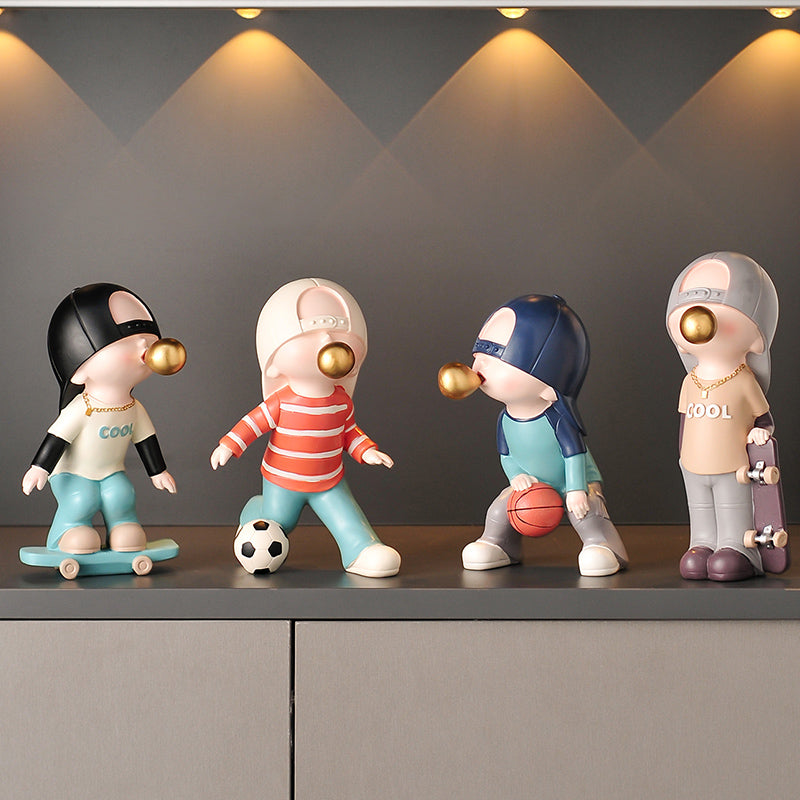Sports Boy Figurine