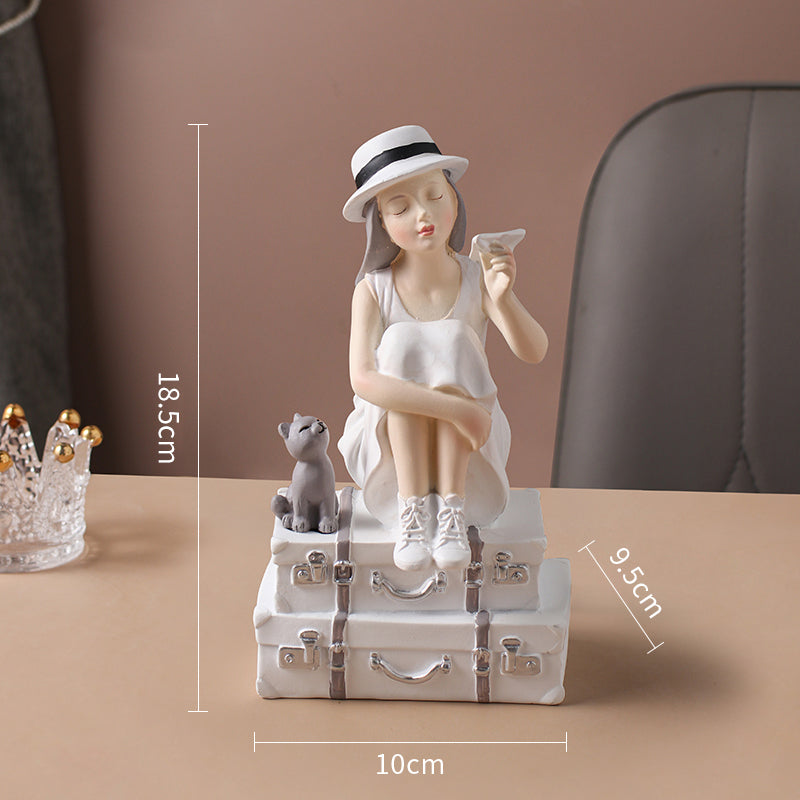 Elegant Girl Figurine