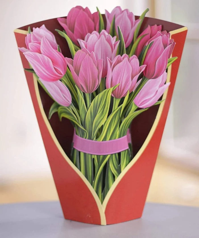 Pop Up Flower Bouquet Greeting Card