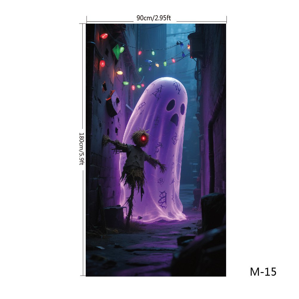 ๐2025 Christmas and Halloween front door decoration