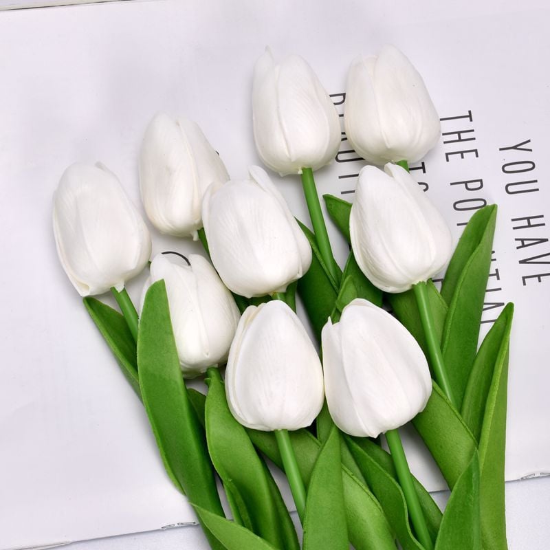 ✨This Week's Special Price $24.99💥UV Resistant Lifelike Artificial Tulips Flowers💐