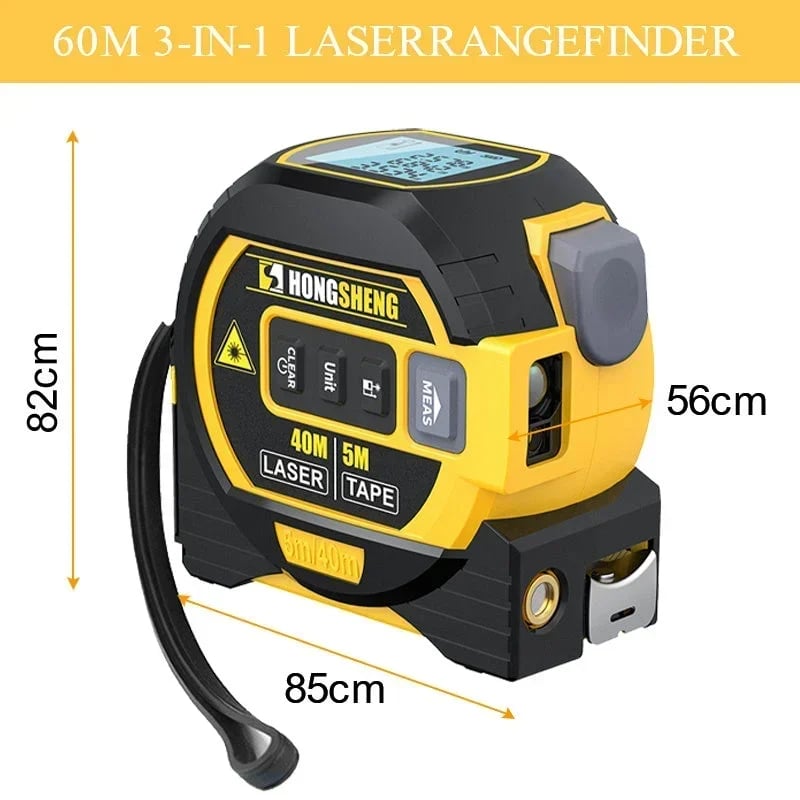 Made in Germany🎉3-In-1 Infrared Laser Tape Measuring