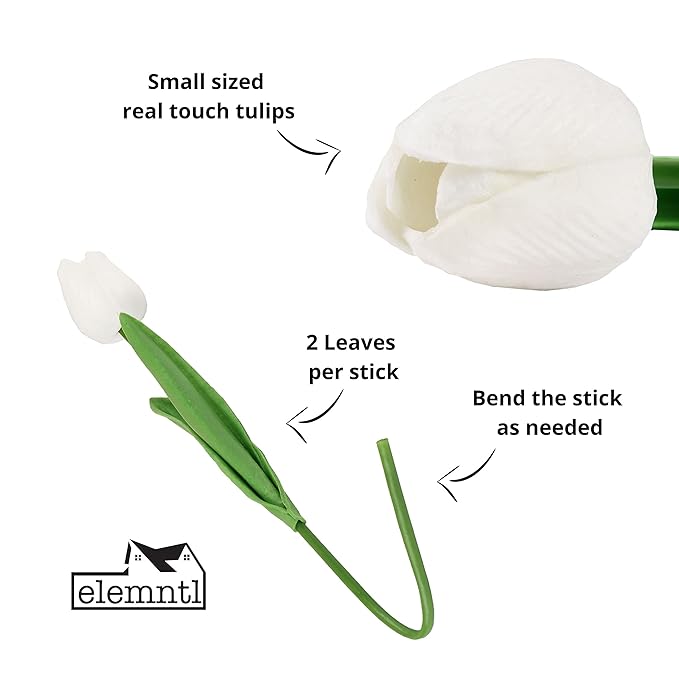 ✨This Week's Special Price $24.99💥UV Resistant Lifelike Artificial Tulips Flowers💐