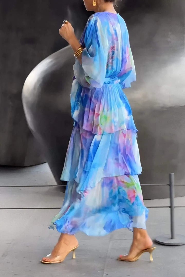 ELEGANT CHIFFON DRESS