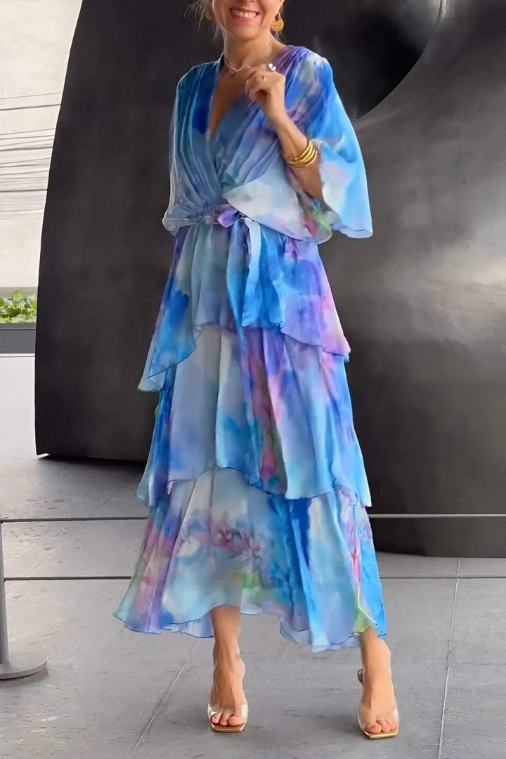 ELEGANT CHIFFON DRESS