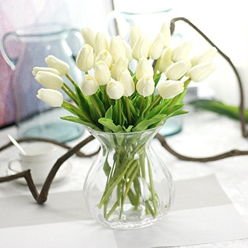✨This Week's Special Price $24.99💥UV Resistant Lifelike Artificial Tulips Flowers💐