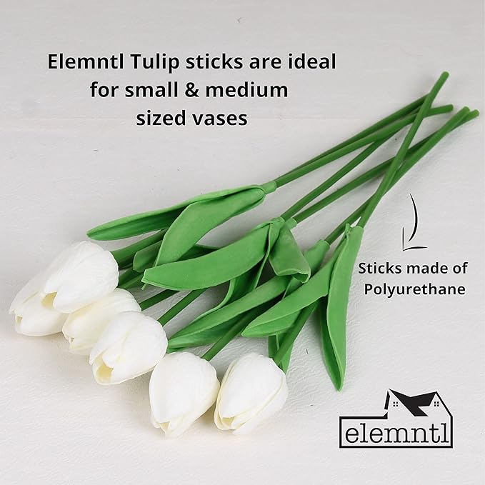 ✨This Week's Special Price $24.99💥UV Resistant Lifelike Artificial Tulips Flowers💐