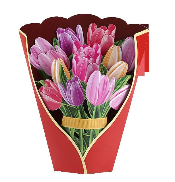 Pop Up Flower Bouquet Greeting Card