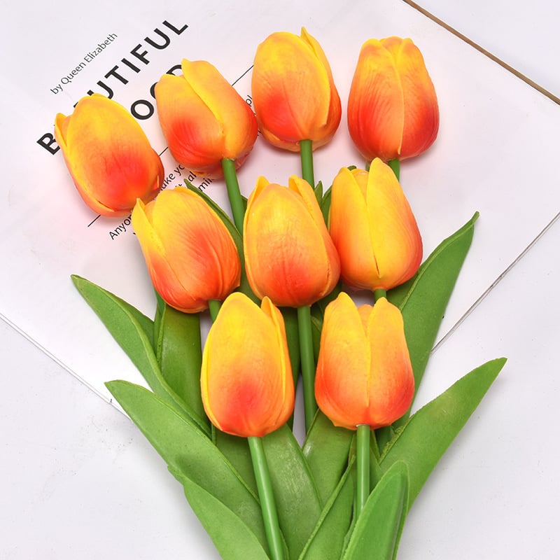 ✨This Week's Special Price $24.99💥UV Resistant Lifelike Artificial Tulips Flowers💐