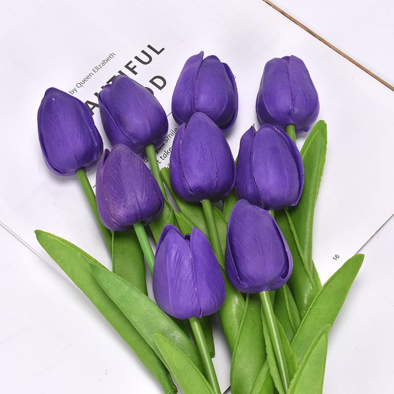 ✨This Week's Special Price $24.99💥UV Resistant Lifelike Artificial Tulips Flowers💐