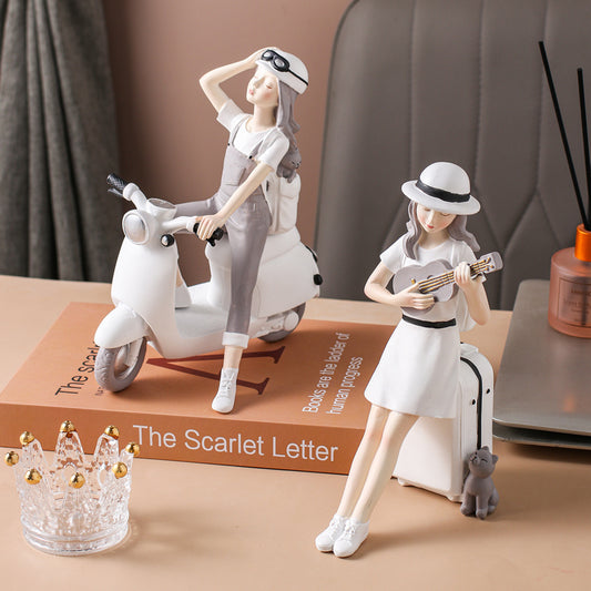 Elegant Girl Figurine