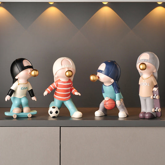 Sports Boy Figurine