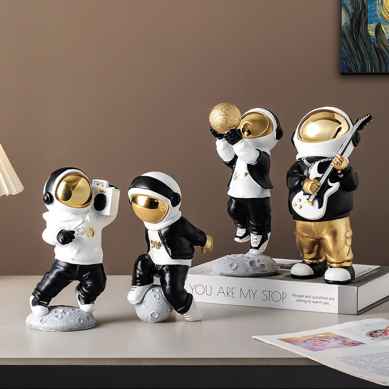 Black Gold Hip-Hop Astronaut