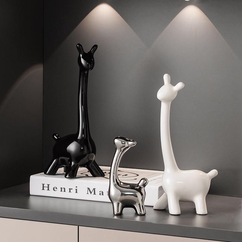 Ceramic Deer Family Figurines