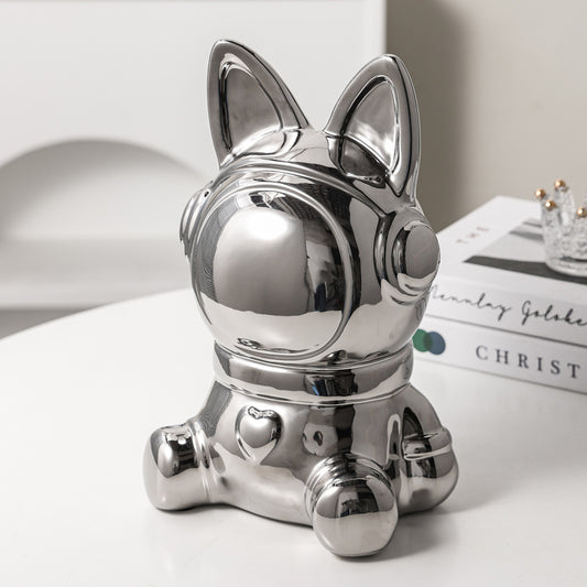 Space Rabbit Ceramic Tissue Box