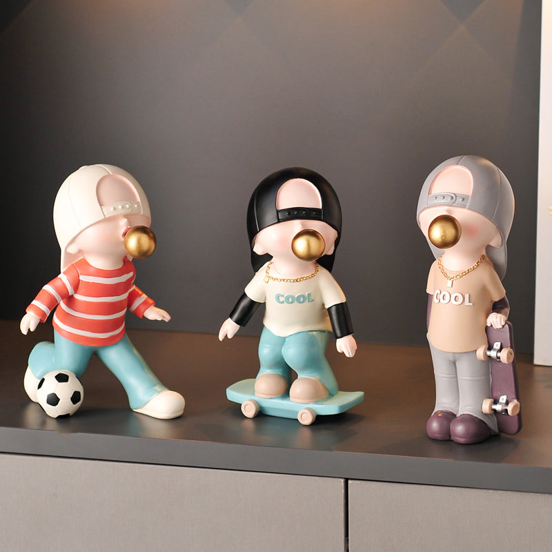 Sports Boy Figurine