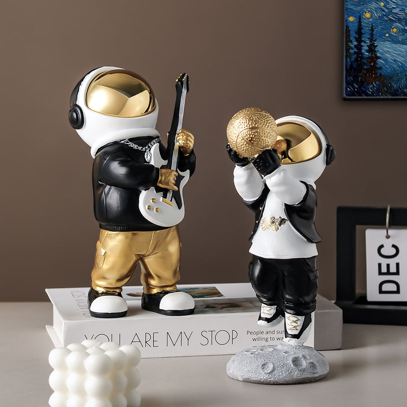 Black Gold Hip-Hop Astronaut